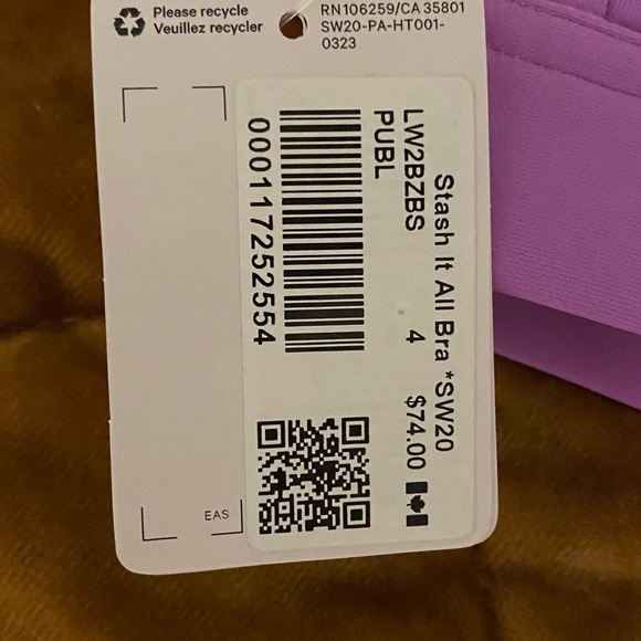 LULULEMON Stash it all bra *Seawheeze 2020 - Picture 4 of 4